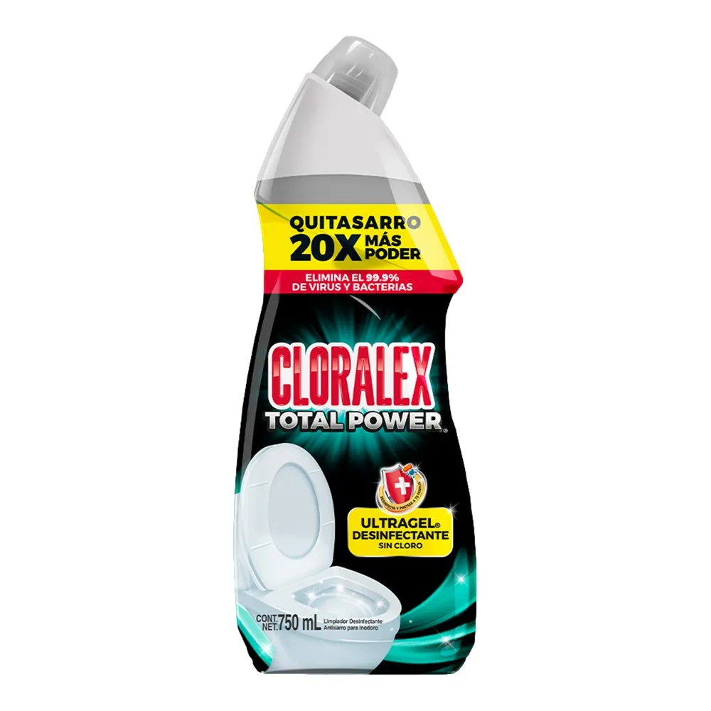 Cloralex Total Power Ultragel Sin Cloro 750Ml