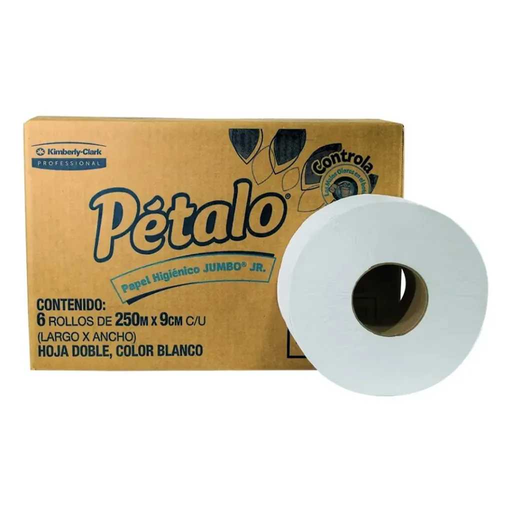 [ART-PHPT250] Papel Higienico Petalo Jr. Caja / 6 Bobinas de 250Mts