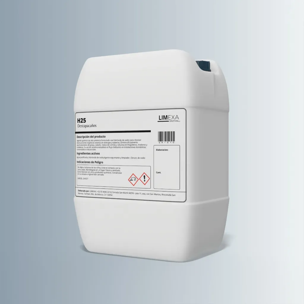 H25 - Destapacaños (20Lts.) (Porron de 20L Nuevo C/ Etiqueta)