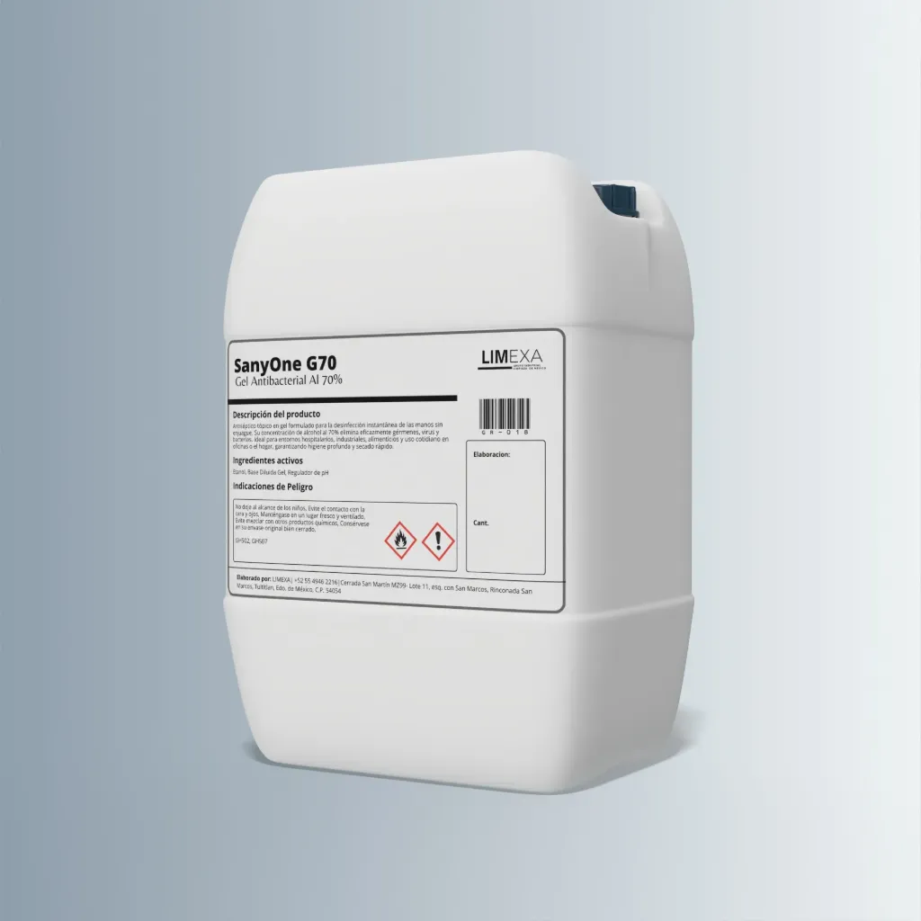 SanyOne G70 - Gel Antibacterial al 70% (20Lts.)