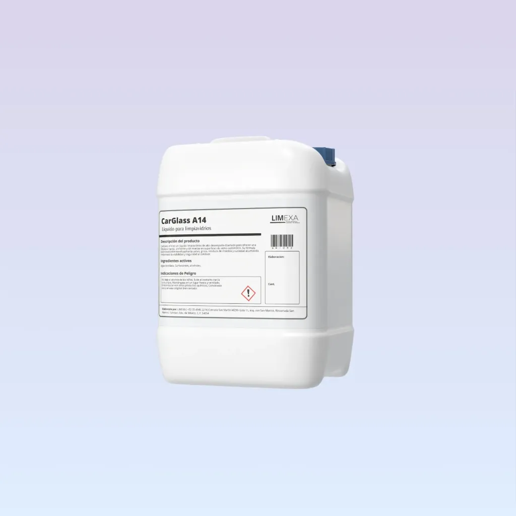 CarGlass A14 - Liquido para limpiavidrios (5Lts.)