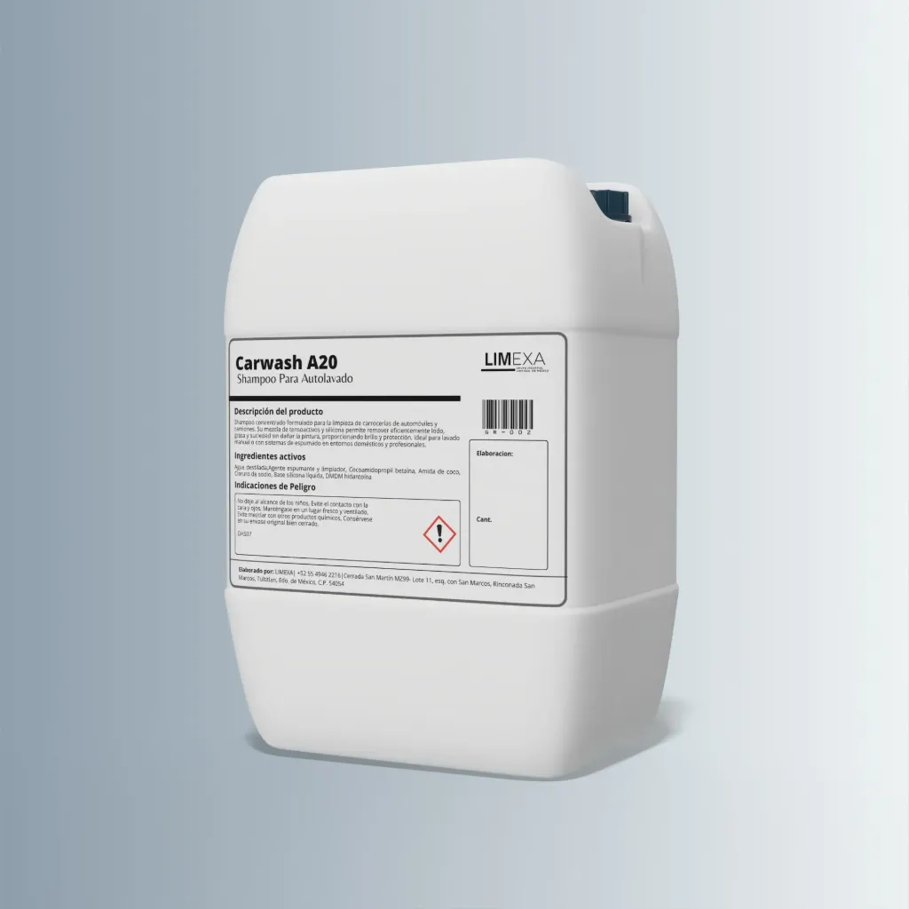 Carwash A20 - Shampoo para Autolavado - (20Lts.)