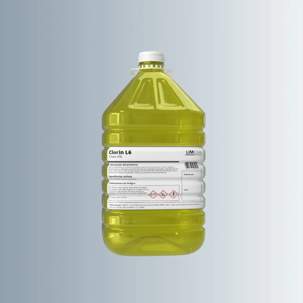 Clorin L6 - Cloro 6% (5 Lts.)