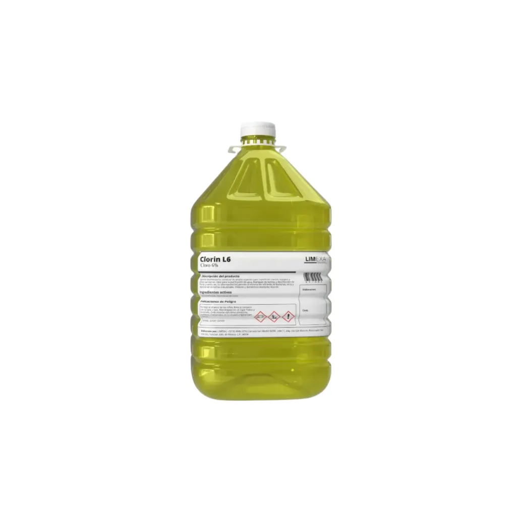 Clorin L6 - Cloro 6% (5 Lts.)