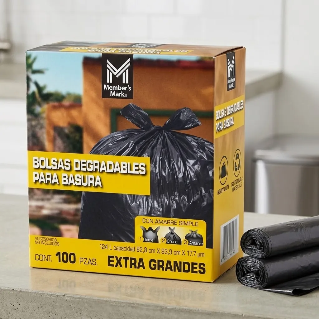 Bolsas de Basura Member's Mark Extra Grande 100 pzas