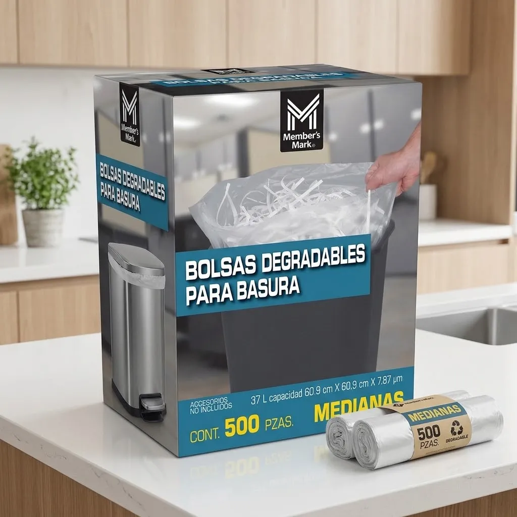 Bolsas para Basura Member's Mark Medianas 500 pzas