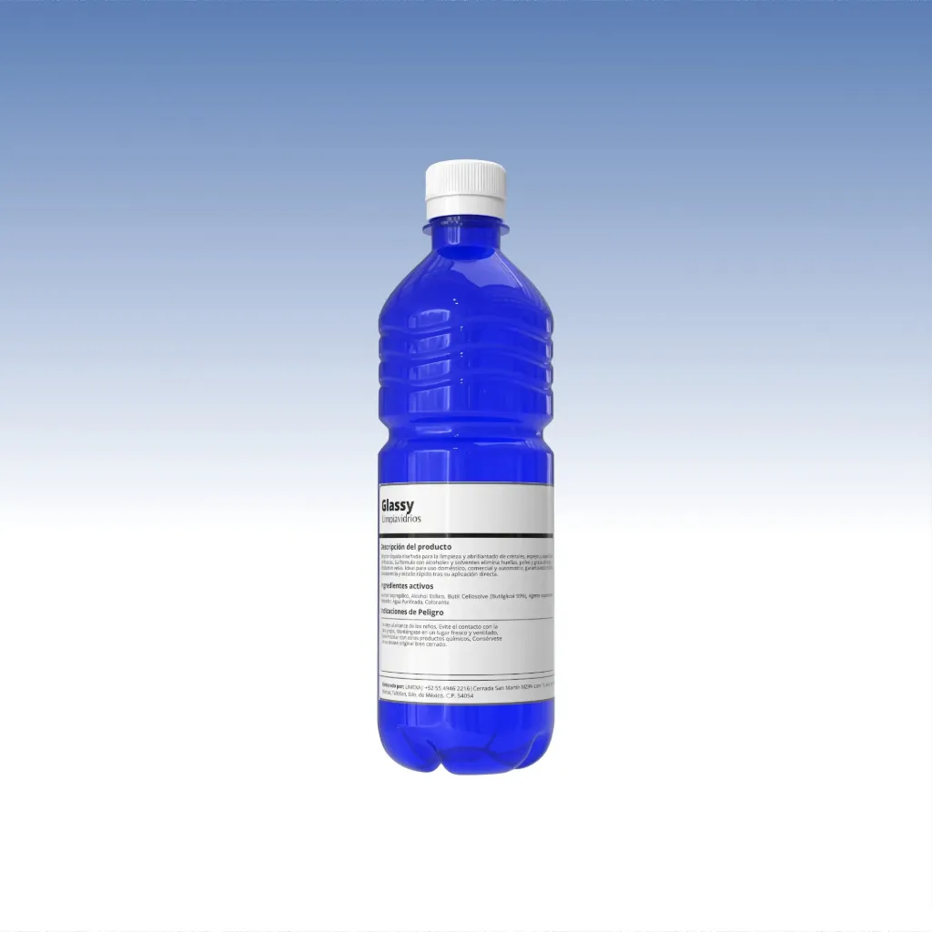 Glassy - Limpiavidrios (1Lt.) (Botella 1Lt. PET)