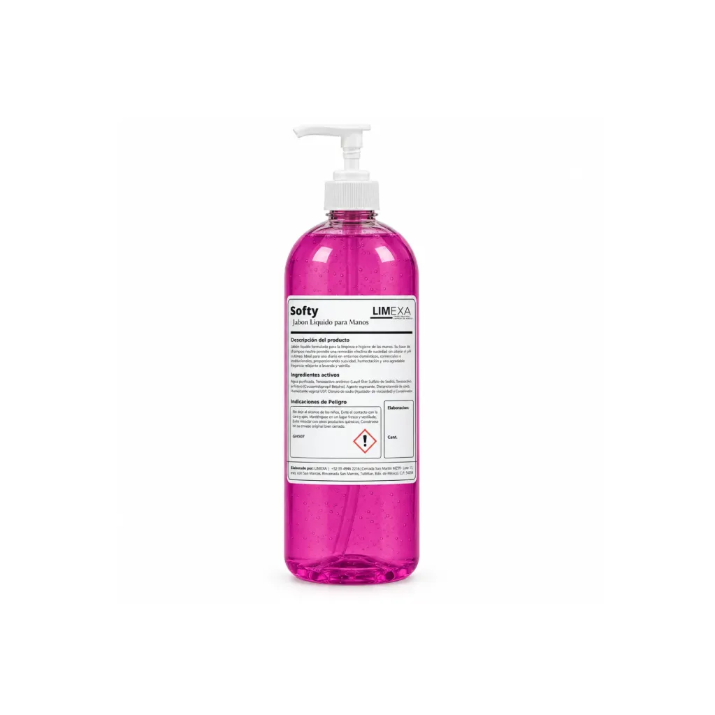 Softy - Jabón hidratante para manos (1Lt.) (Flores Relajantes)