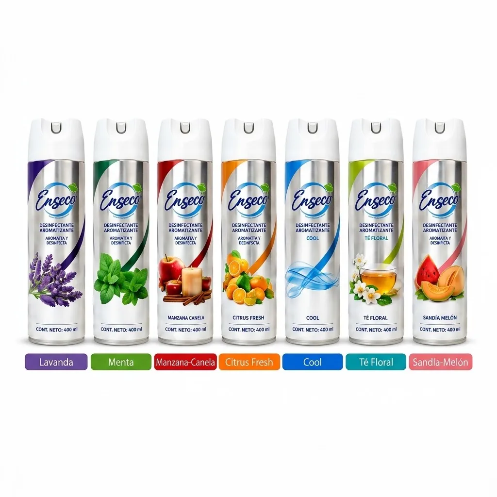 Desinfectante y aromatizante de 400 ml